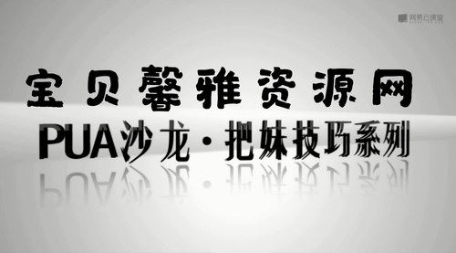 坏男孩学院PUA沙龙把妹技巧（高清视频）百度网盘