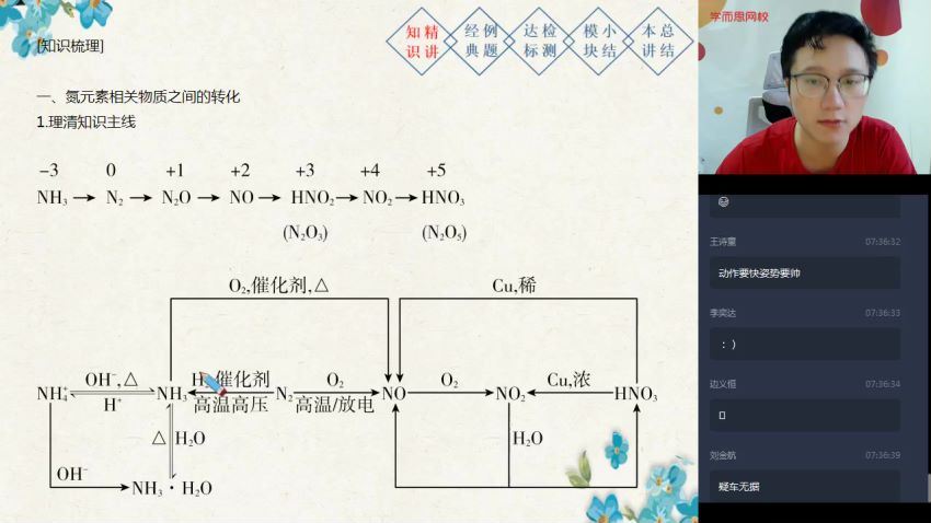 【春季目标清北班】高一化学直播班（课改）     刘玉  已更新第16讲 百度网盘分享