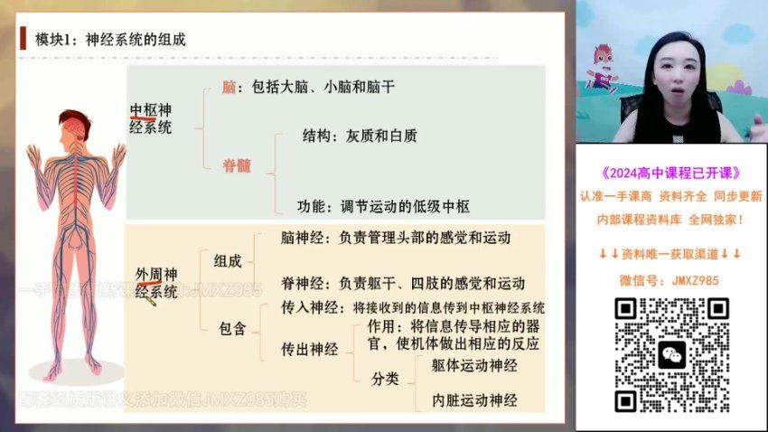 2024高二高途马阳洋生物暑假班 百度网盘分享