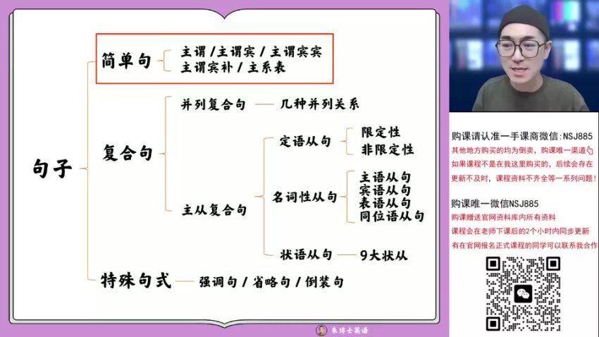 2024高一高途朱汉祺英语秋季班 百度网盘分享