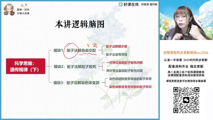 2024高三谢一凡生物二轮春季班（A） 百度网盘分享
