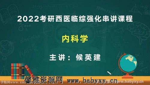 文都2022考研西医临综强化串讲课程内科学 百度网盘分享