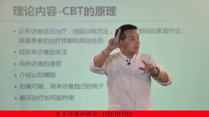 杨发辉：认知行为疗法CBT远程培训 理论＋案例系统掌握认知疗法 视频​ 百度网盘分享