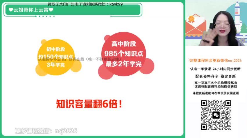 2024高一作业帮数学谭梦云暑假班（A+） 百度网盘分享