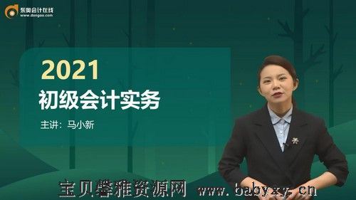 2021初级会计实务马小新导学先修班（12讲全）（3.13G高清视频）百度网盘