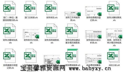 Excel财务管理模板 百度网盘