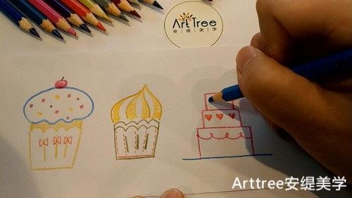 Arttree安缇小彩铅15集（mp4视频）百度网盘