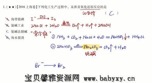 2021高考化学赵瑛瑛一轮复习集（习题）（1.84G高清视频）百度网盘