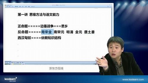 新东方在线国家玮高考语文强化复习课程（标清视频）百度网盘