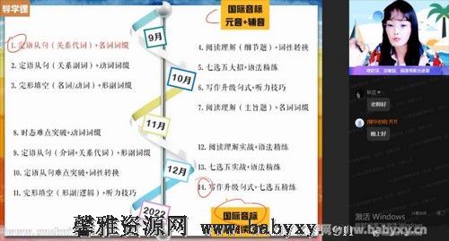 作业帮2022高一英语张彩旗秋季尖端班 百度网盘分享