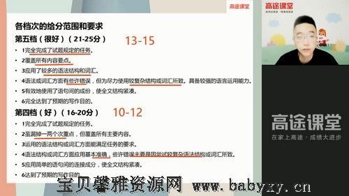 2022高考高三英语徐磊暑假班（12.9G高清视频）百度网盘
